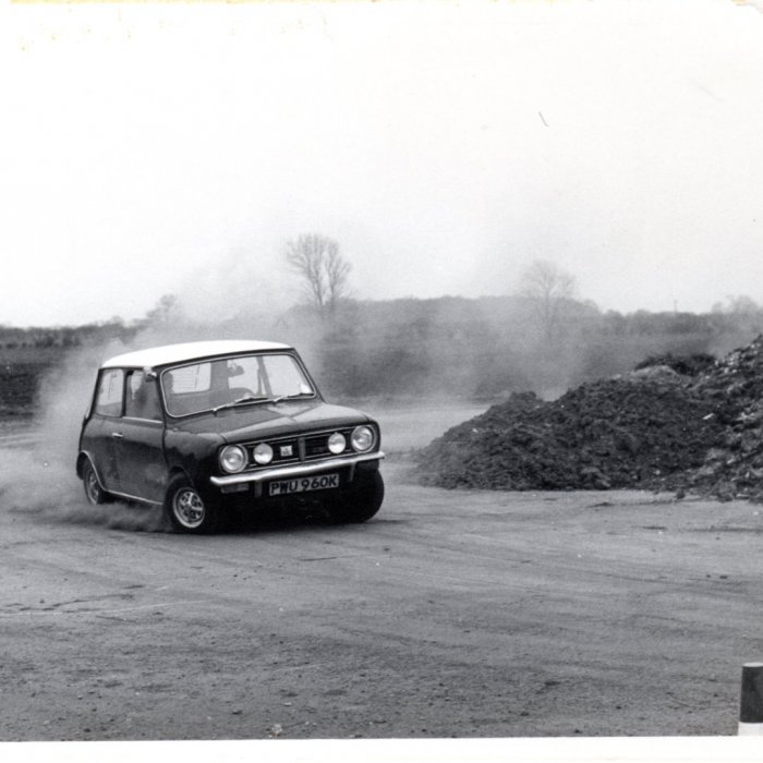 Ralph Jackson in his 1275GT
