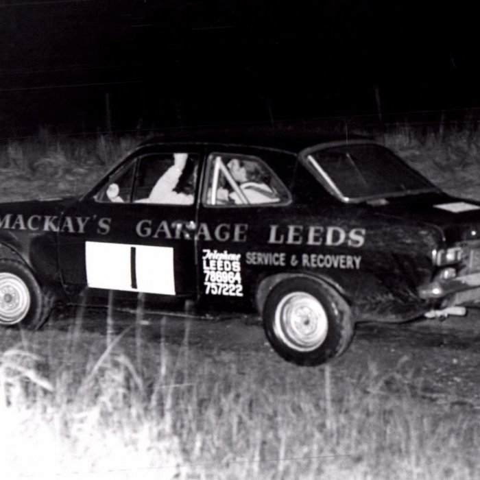 The event winners Andy Mackay and Ian Buchanan in their Escort